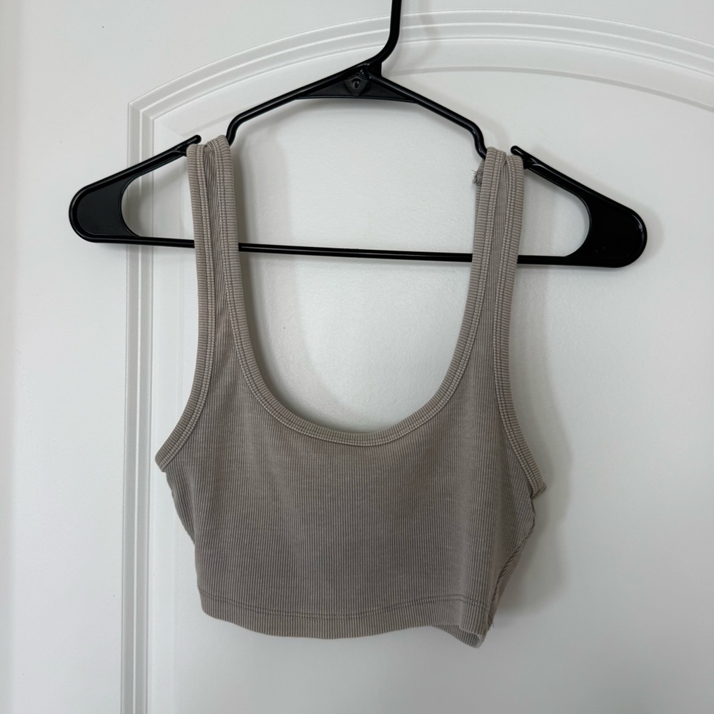Zara Ribbed Crop Top